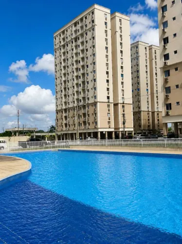 Condominio Total Life, Apartamento 3/4, Mobiliado, 1 suíte, vaga de garagem