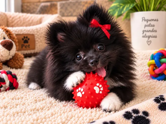 Filhote Lulu da Pomerânia Anão