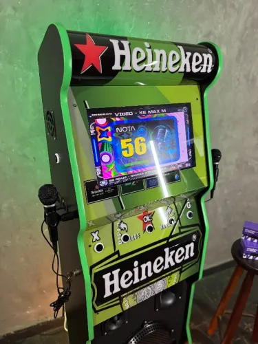 Karaoke e Jukebox Portátil 7 em 1