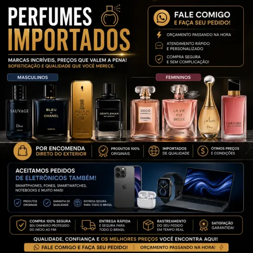 Perfumes Importados 100% Originais - Sob Encomenda