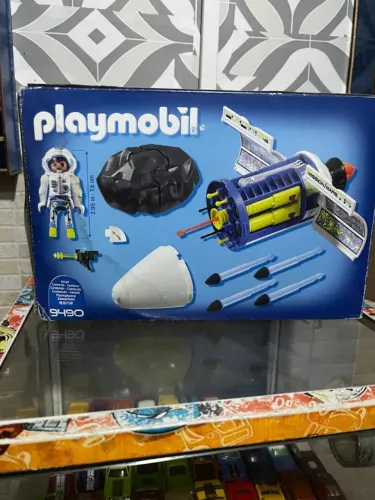 Brinquedo Inteligente - Playmobil Space 9490 Laser meteoróide via satélite