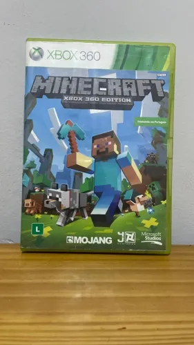 Jogo Minecraft Xbox 360 Edition Original Mídia Física Português