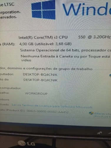 CPU Hp i3,4,500 hd