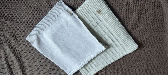 Manta tricô de linha para Bebê 