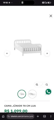 CAMA JÚNIOR 78 CM LUA