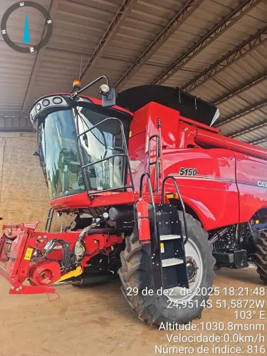 Colheitadeira Case 5150 ano 2024