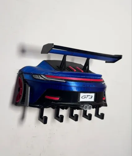 Porta Chaves Porsche GT3 RS Esportivo - Edição Limitada