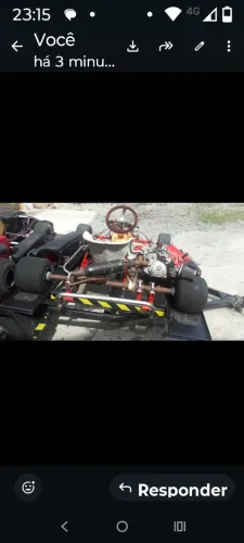 Kart vai com a carretinha 
