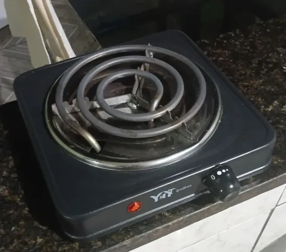 Mini fogão elétrico 1 boca 220V