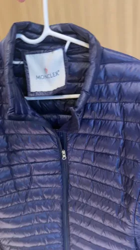 Puffer Moncler Azul Unisex Tamanho P