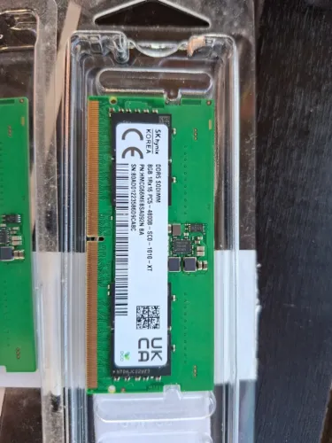 Memória Notebook 8GB SK hynix DDR5 4800MHz SODIMM (2 undades)