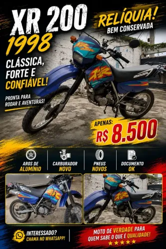 XR 200r 1998 , doc ok