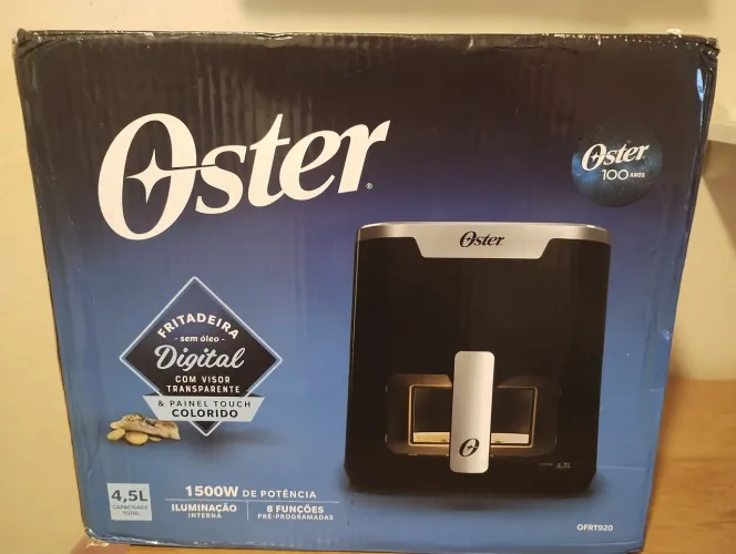 Fritadeira Digital Touch Oster 4,5L com Visor Transparente