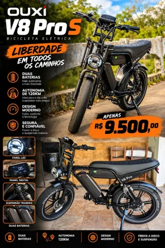 Bicicleta Eletrica Ouxi V8 Pro S