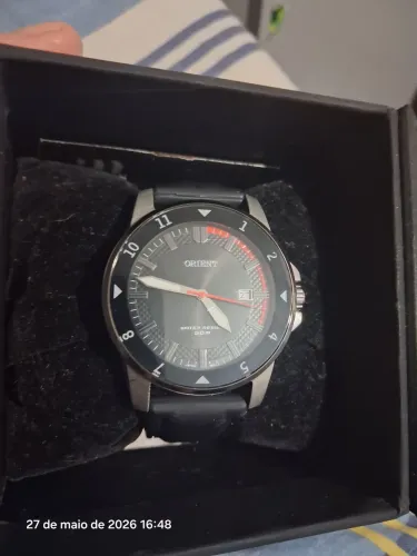 Relógio orient masculino quartzo resistente água 50m
