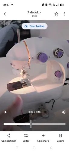 Máquina de Costura com ENTREGA