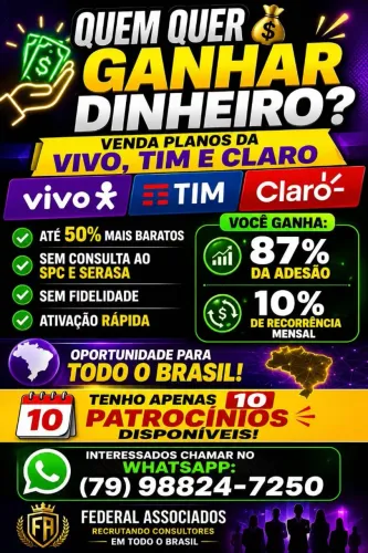 RECRUTANDO VENDEDOR (OBS) NÃO E CLT E AUTÔNOMO PARA TODO BRASIL *