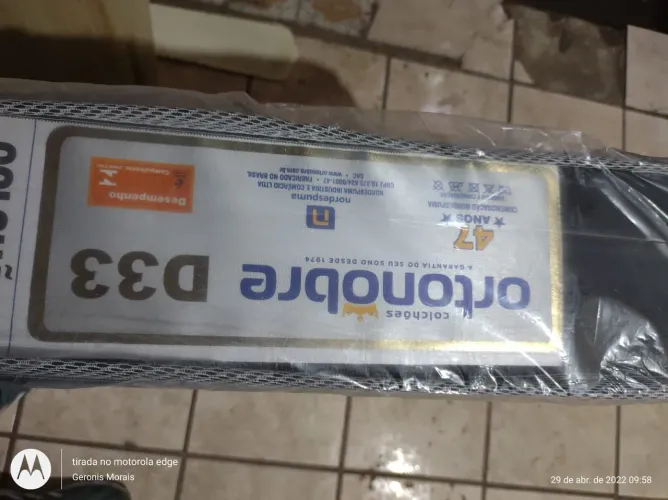 COLCHÃO CASAL D33 COM 14 CM POR 460,00 APENAS DINHEIRO OU PIX