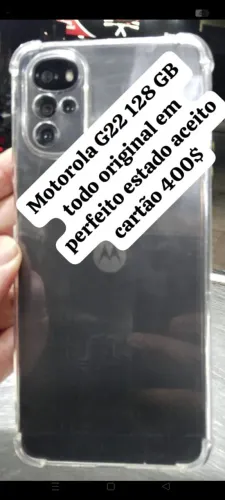 Motorola G22 128g muito novo nunca foi mexido em nada TD original.