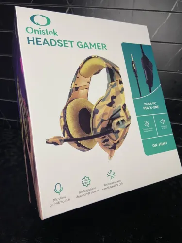 Headset Gamer Onistek ON-FN601 - Camuflado