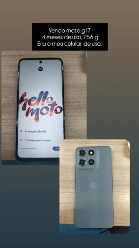Moto g15 -256gb (4 meses de uso) - PARA SAIR HOJE