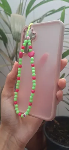 Colar de miçangas artesanal personalizado e pronta entrega