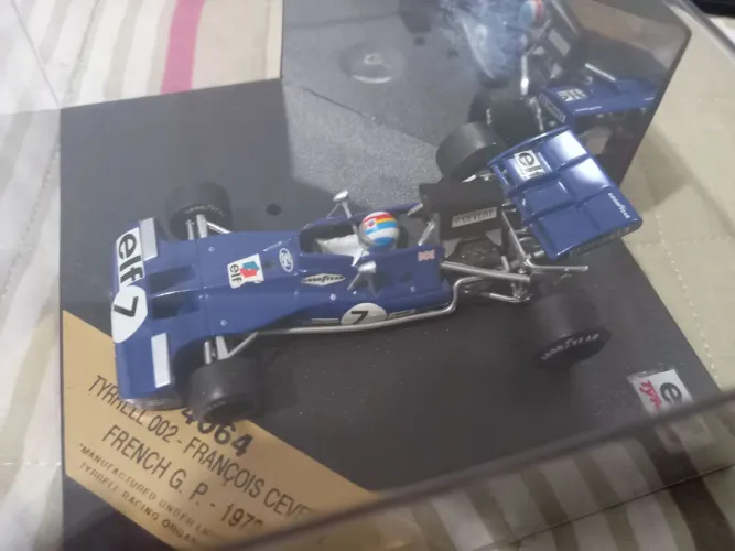 Miniatura F1 Tyrrell 002 François Cevert 1972 1:43
