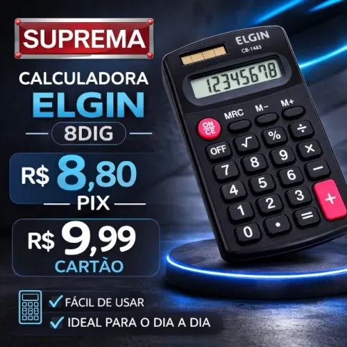 CALCULADORA 8 DIGITOS PRO DIA DIA