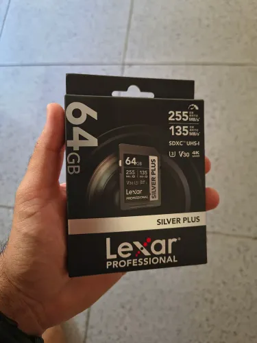 Cartão De Memória Lexar 64gb 4k V30 255mbs Profissional