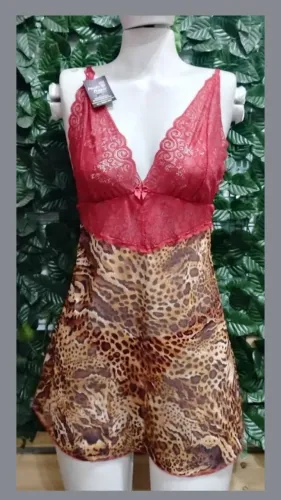 Camisola de renda com toque de ousadia | Onça, Pink e Preto ?