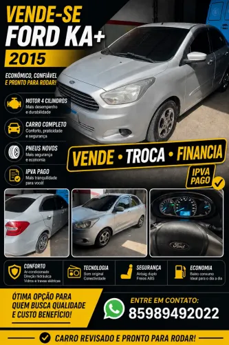 Ford KA+ Sedan 1.5 16V Flex 4P 2015