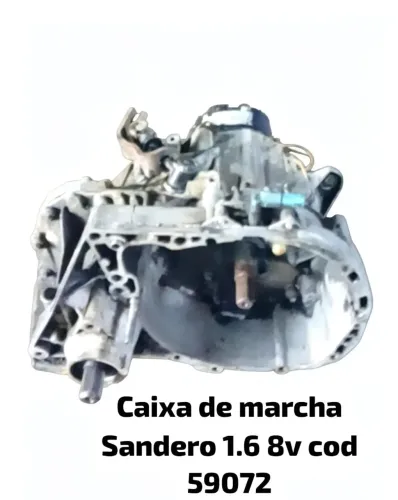 Caixa de marcha sandero 1.6 8v