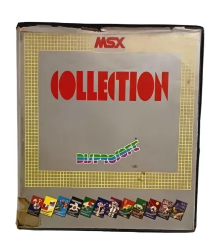 Estojo Raro Msx Disprosoft Collection + 8 Fitas Originais
