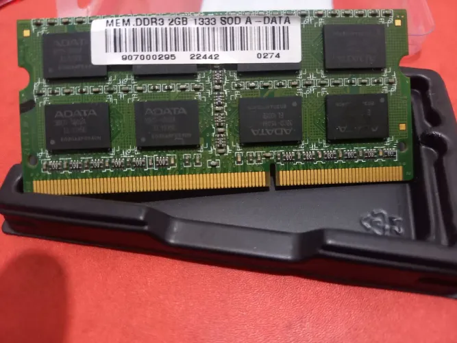 Memória DDR 3 2gb 1333 Mhz p/ notebook