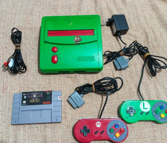 Super Nintendo baby americano com av completo envio pra todo Brasil 