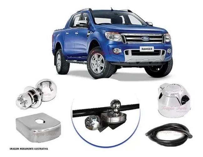 Engate Reboque Rabicho Fixo Ford Ranger 2013