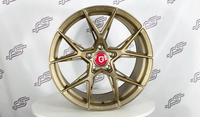Rodas Gisa Flow Form Glória P/ M3 Dourado Escovado 5x120 - 19x9 e 19x10,5