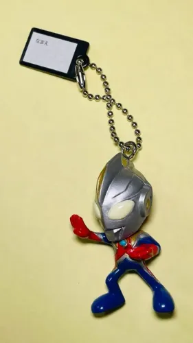 Ultraman Chaveiro Keychain - miniatura altura 6 cm Gashapon / Gachapon Kaiju Sentai Heroe