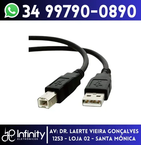 Cabo para Impressora Usb 2.0