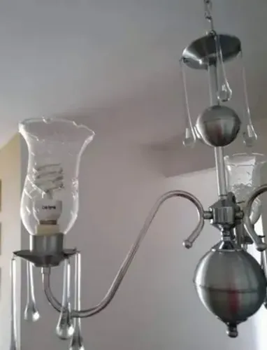 Lustre pendente com gotas