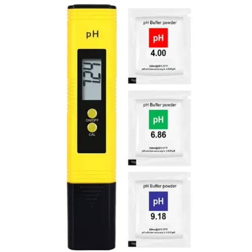 Medidor De Ph Digital pHmetro Da Água Cultivo Aquário Piscina Vinho Calibração Automática