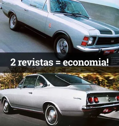 Opala Comodoro e SS6 - pacote promocional 2 revistas Quatro Rodas