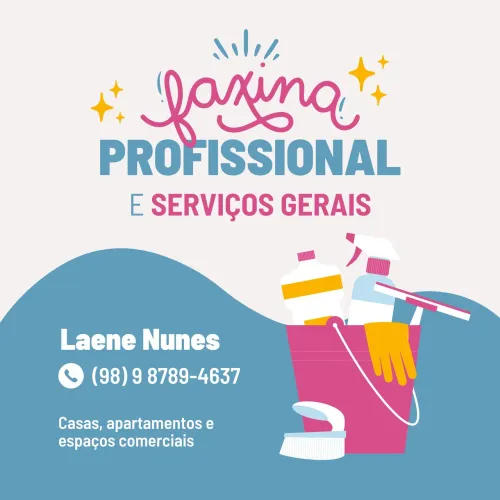 Faxina profissional e serviços gerais - Limpeza impecável!