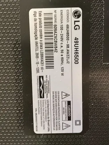 Placas TVs Led 49UH6500 e 49UJ6300