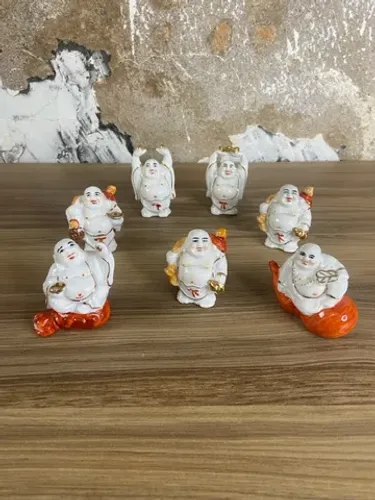 Conjunto de Budas em Porcelana | Donareliquias | Antiguidades 