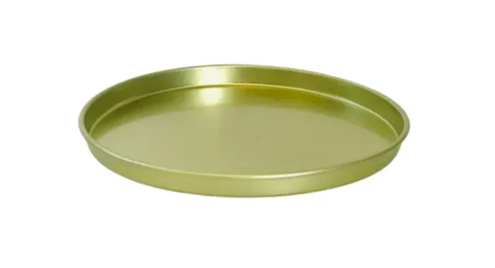 800 Unidades de Tampas Metalicas (Fundos), diâmetro 16cm, na cor Prata 