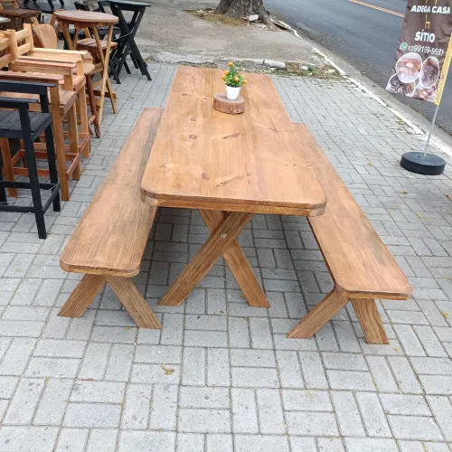 Mesa nova rústica ponto entrega