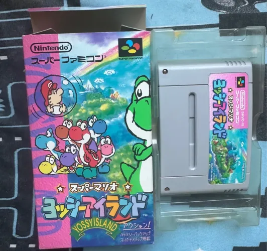 Yoshi island, donkey kong 1,2 e3, breath of fire 2 e Mario world originais. 