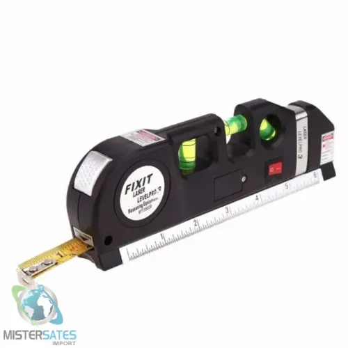 Trena Metro Nivel 3 Linhas Laser Regua Pro3 Profissional - COD 525