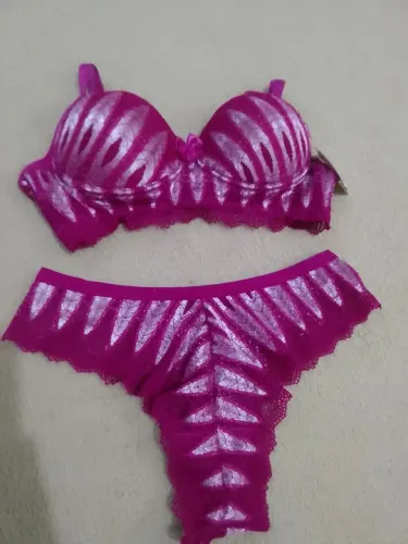 Conjunto lingerie rosa